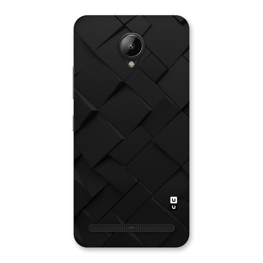 Black Elegant Design Back Case for Lenovo C2