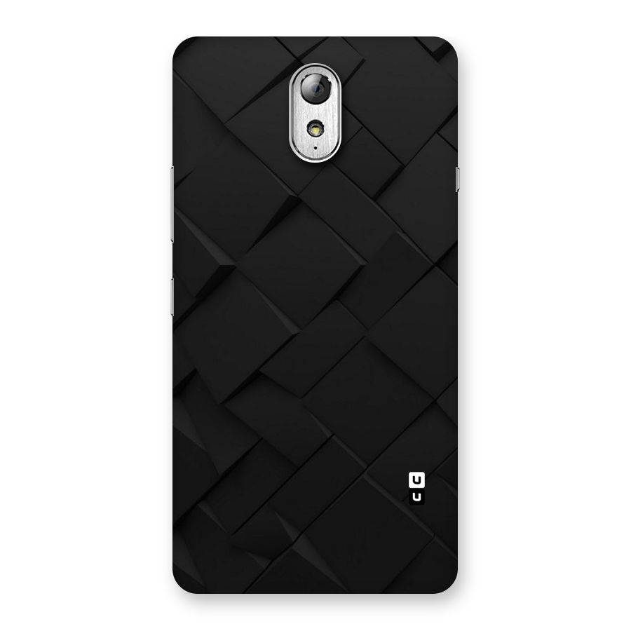 Black Elegant Design Back Case for Lenovo Vibe P1M