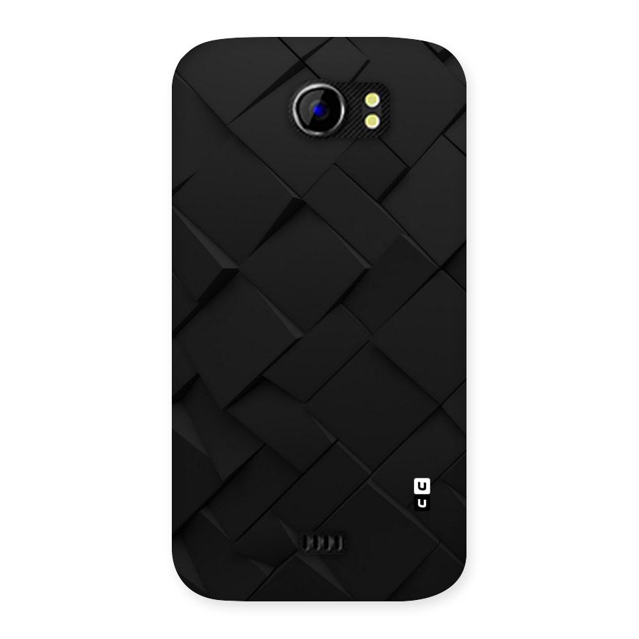Black Elegant Design Back Case for Micromax Canvas 2 A110