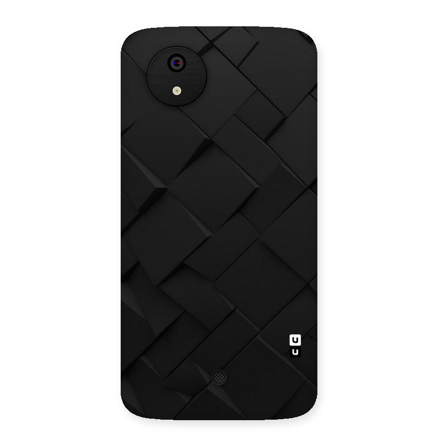 Black Elegant Design Back Case for Micromax Canvas A1