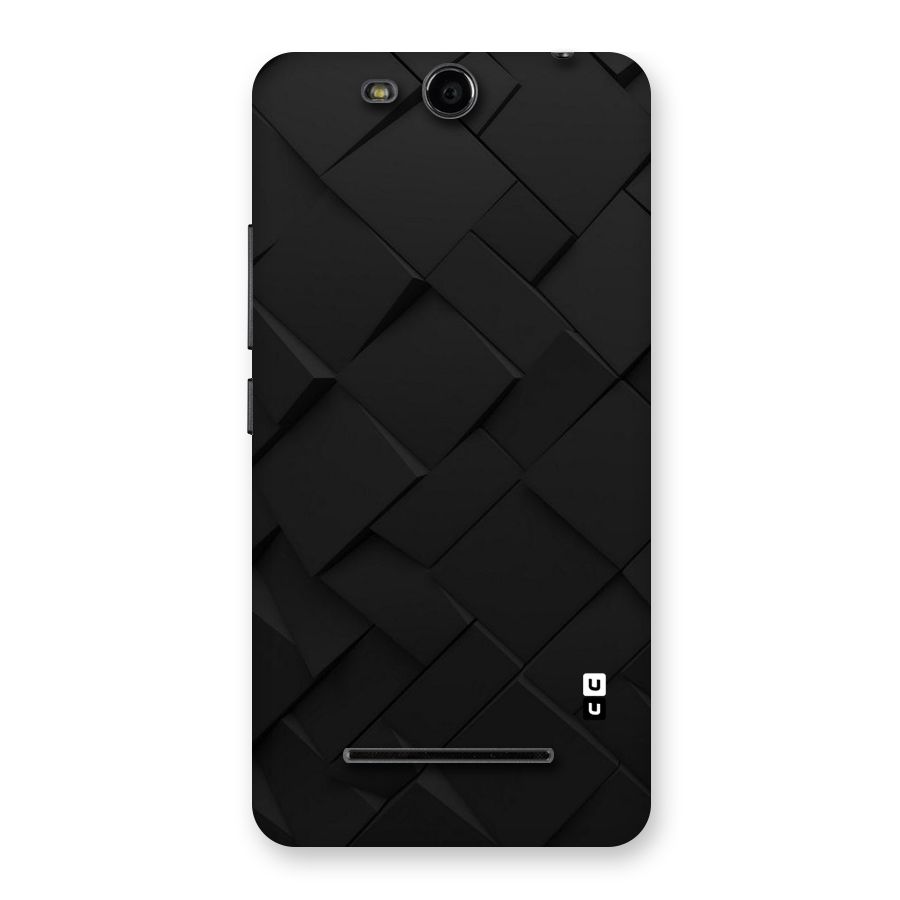 Black Elegant Design Back Case for Micromax Canvas Juice 3 Q392
