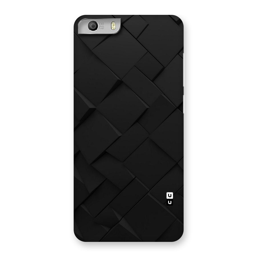 Black Elegant Design Back Case for Micromax Canvas Knight 2
