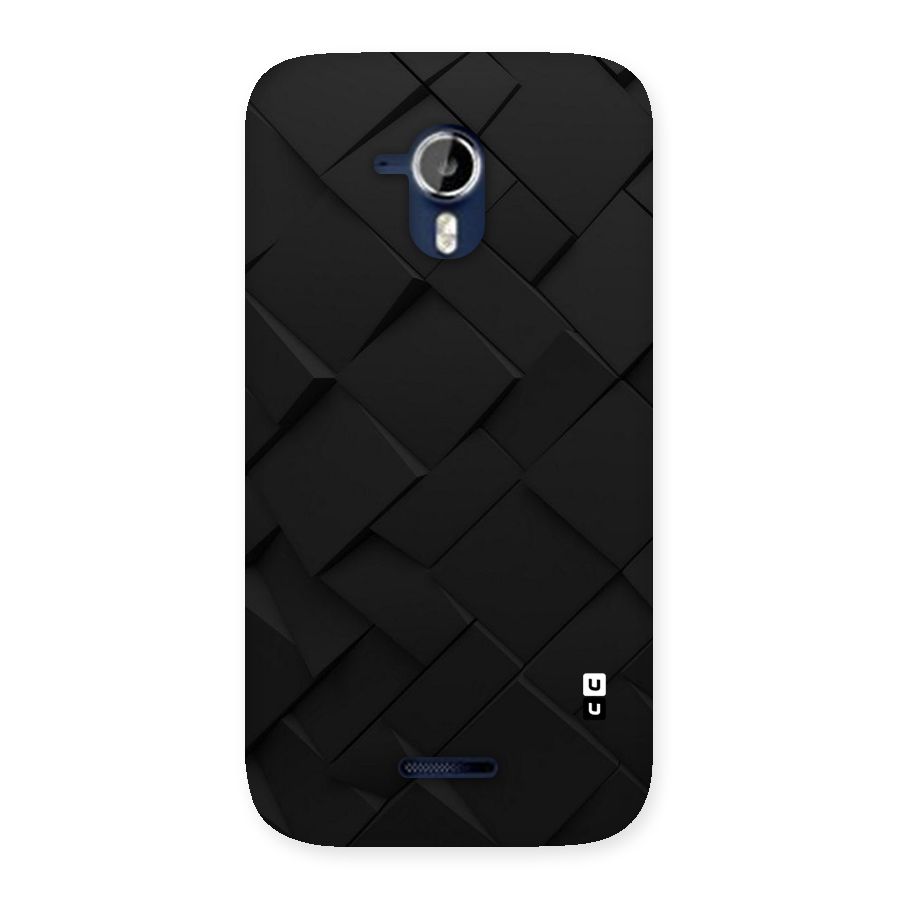 Black Elegant Design Back Case for Micromax Canvas Magnus A117