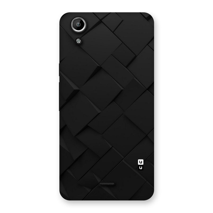 Black Elegant Design Back Case for Micromax Canvas Selfie Lens Q345