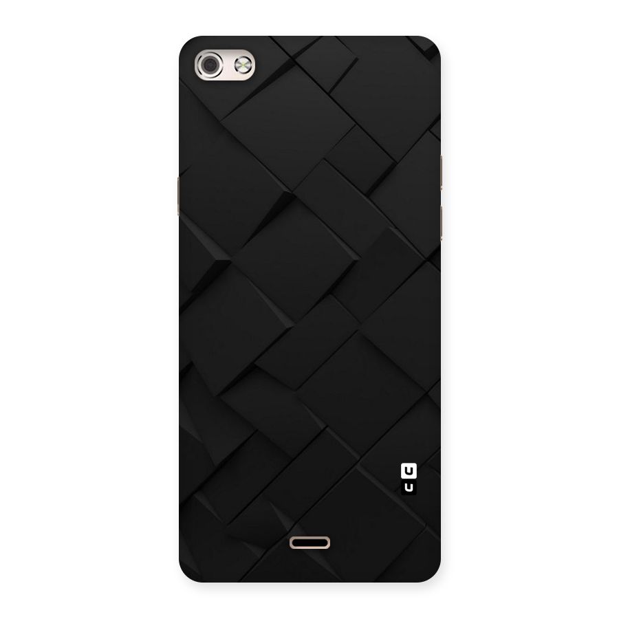 Black Elegant Design Back Case for Micromax Canvas Silver 5