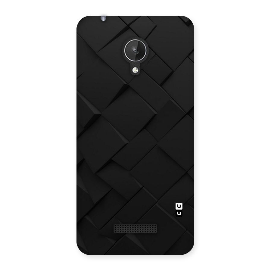 Black Elegant Design Back Case for Micromax Canvas Spark Q380