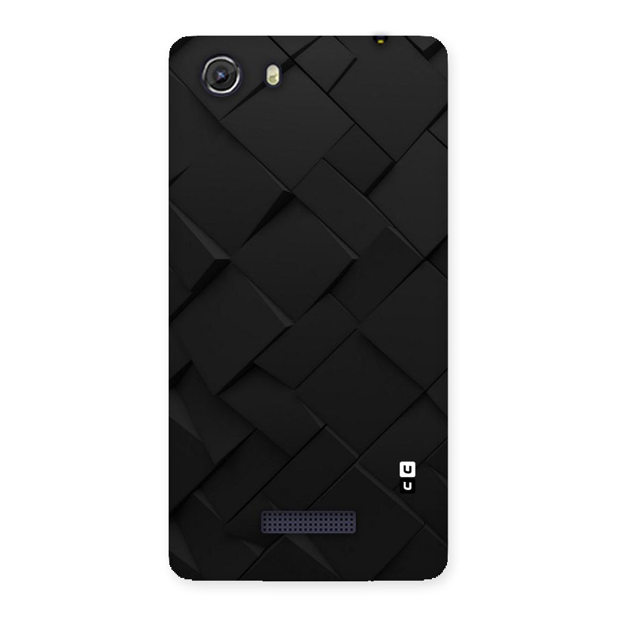 Black Elegant Design Back Case for Micromax Unite 3