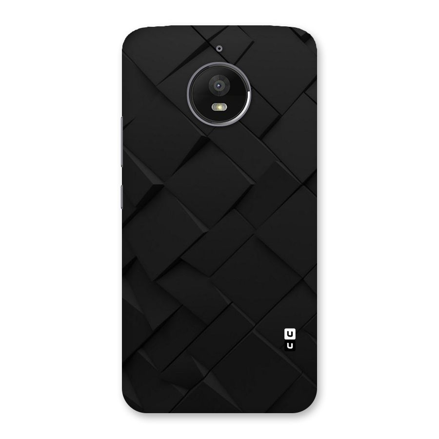 Black Elegant Design Back Case for Moto E4 Plus