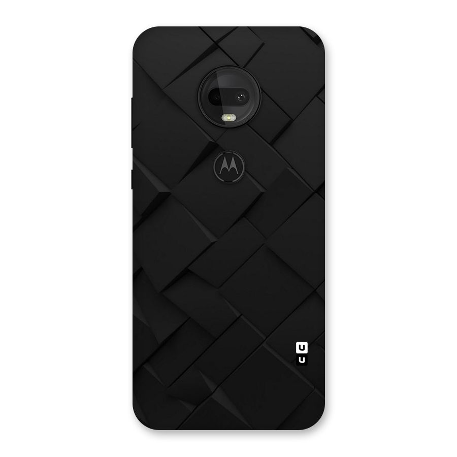 Black Elegant Design Back Case for Moto G7