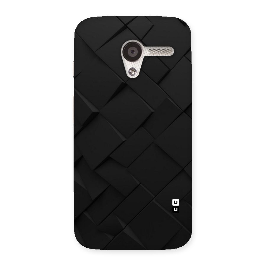 Black Elegant Design Back Case for Moto X