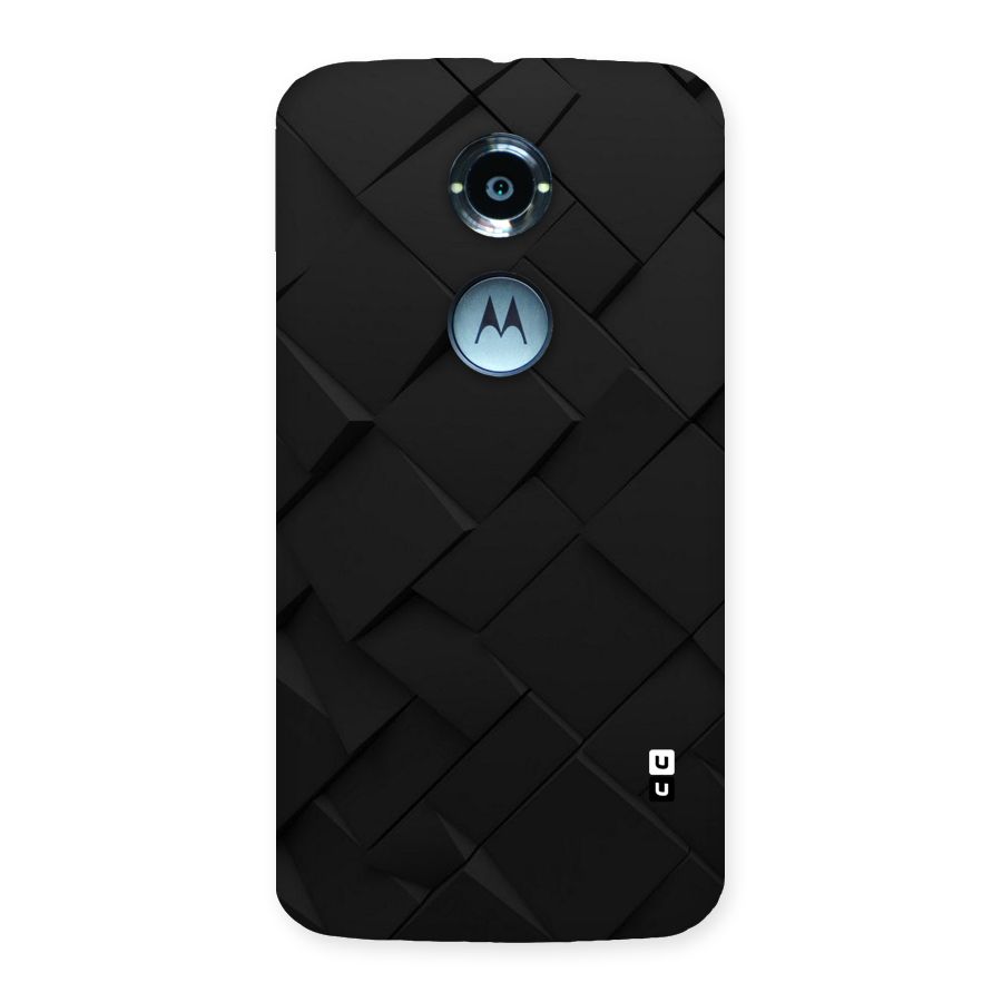 Black Elegant Design Back Case for Moto X 2nd Gen