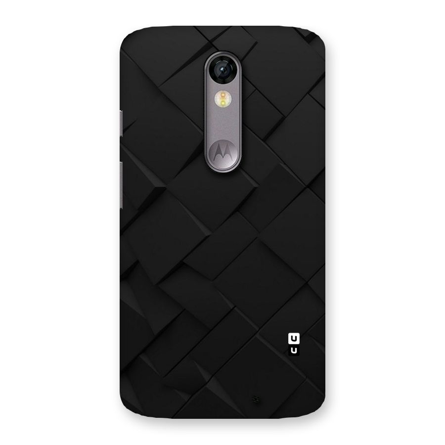 Black Elegant Design Back Case for Moto X Force