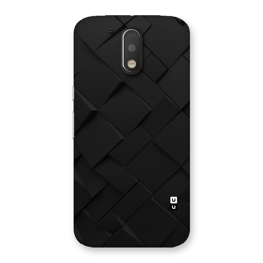 Black Elegant Design Back Case for Motorola Moto G4 Plus