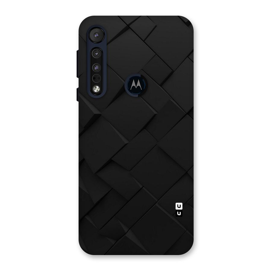 Black Elegant Design Back Case for Motorola One Macro