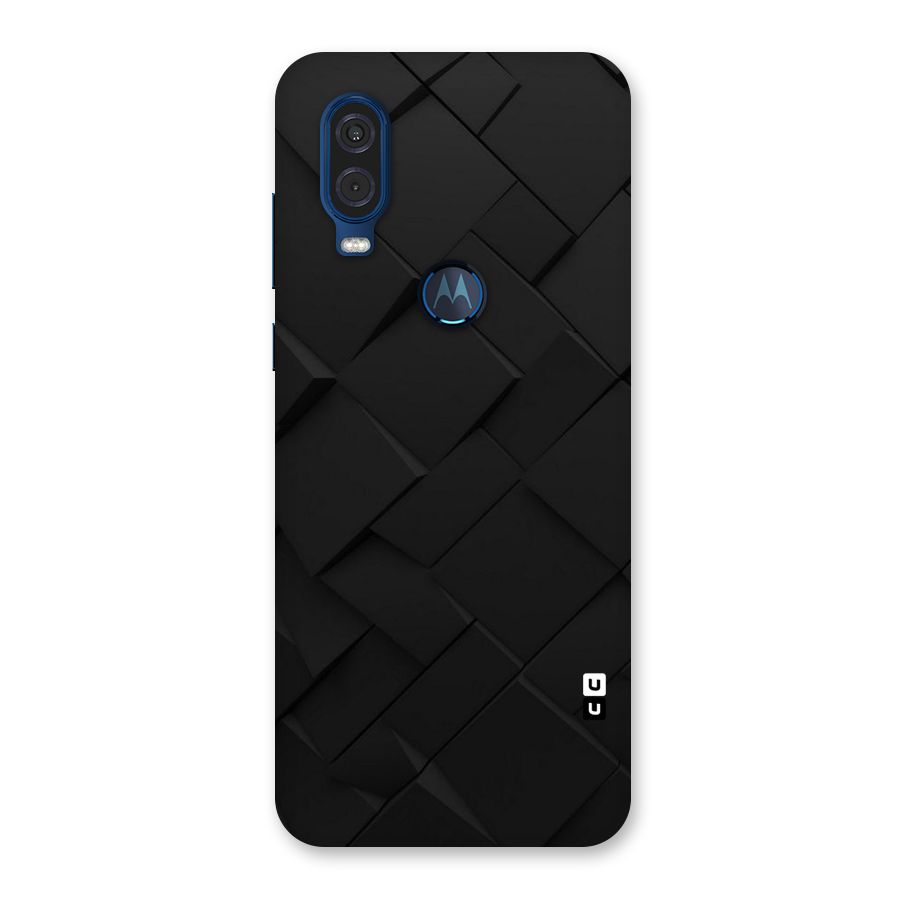 Black Elegant Design Back Case for Motorola One Vision