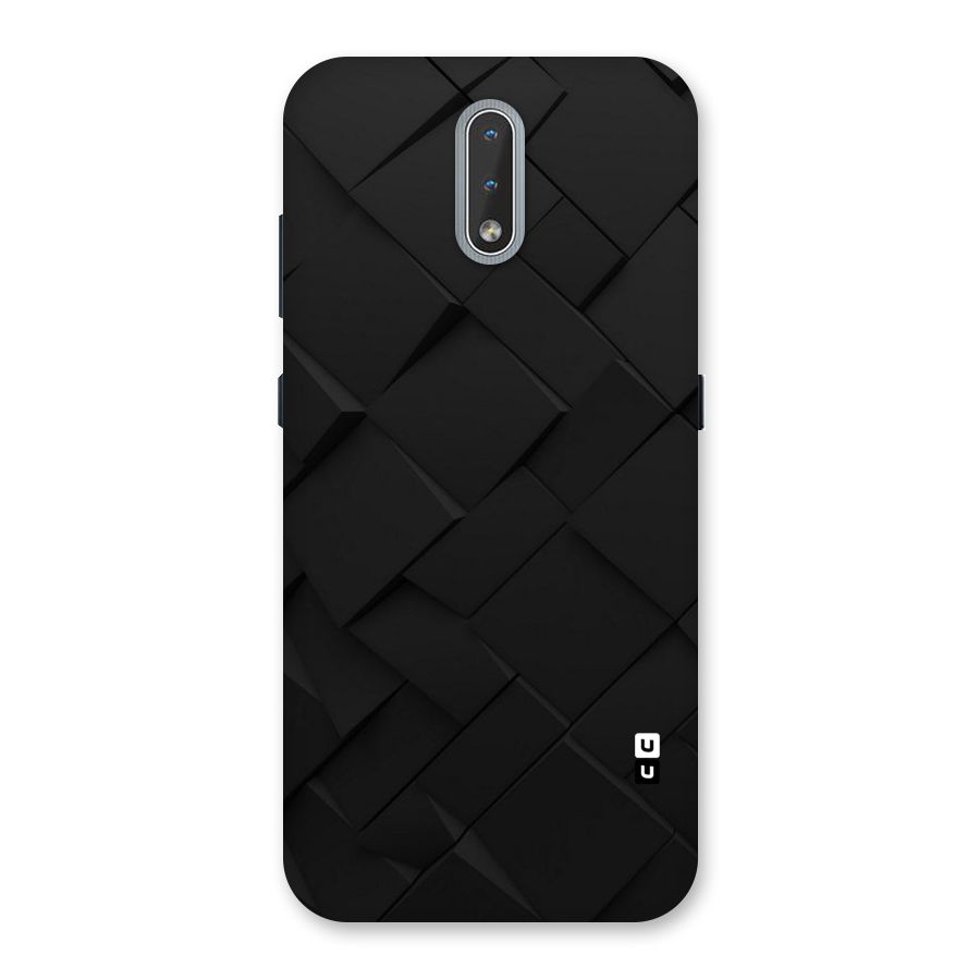 Black Elegant Design Back Case for Nokia 2.3