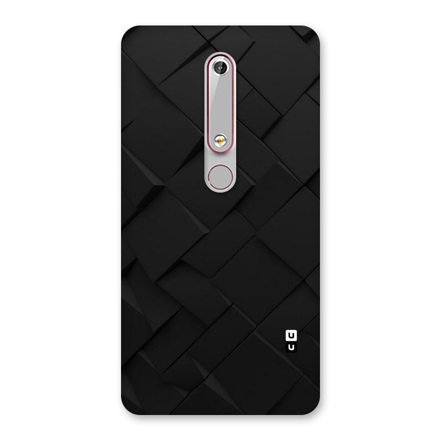 Black Elegant Design Back Case for Nokia 6.1