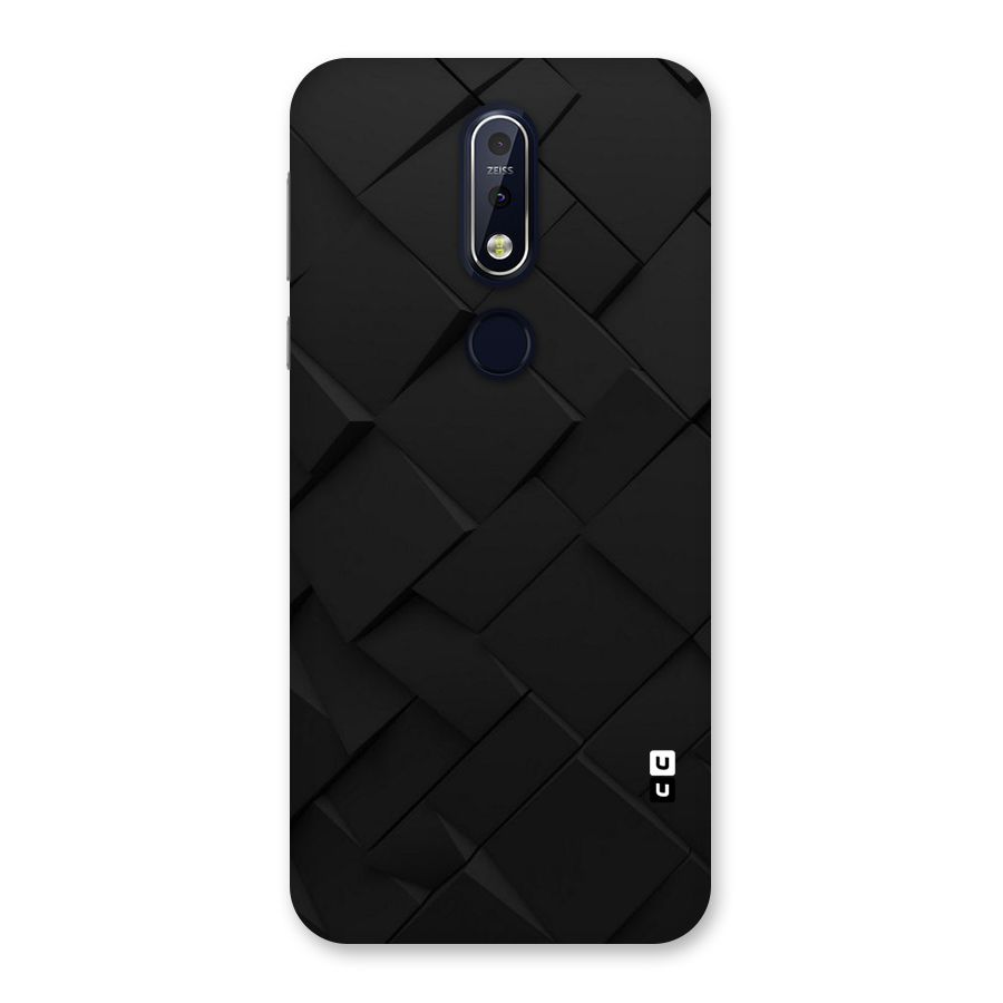 Black Elegant Design Back Case for Nokia 7.1