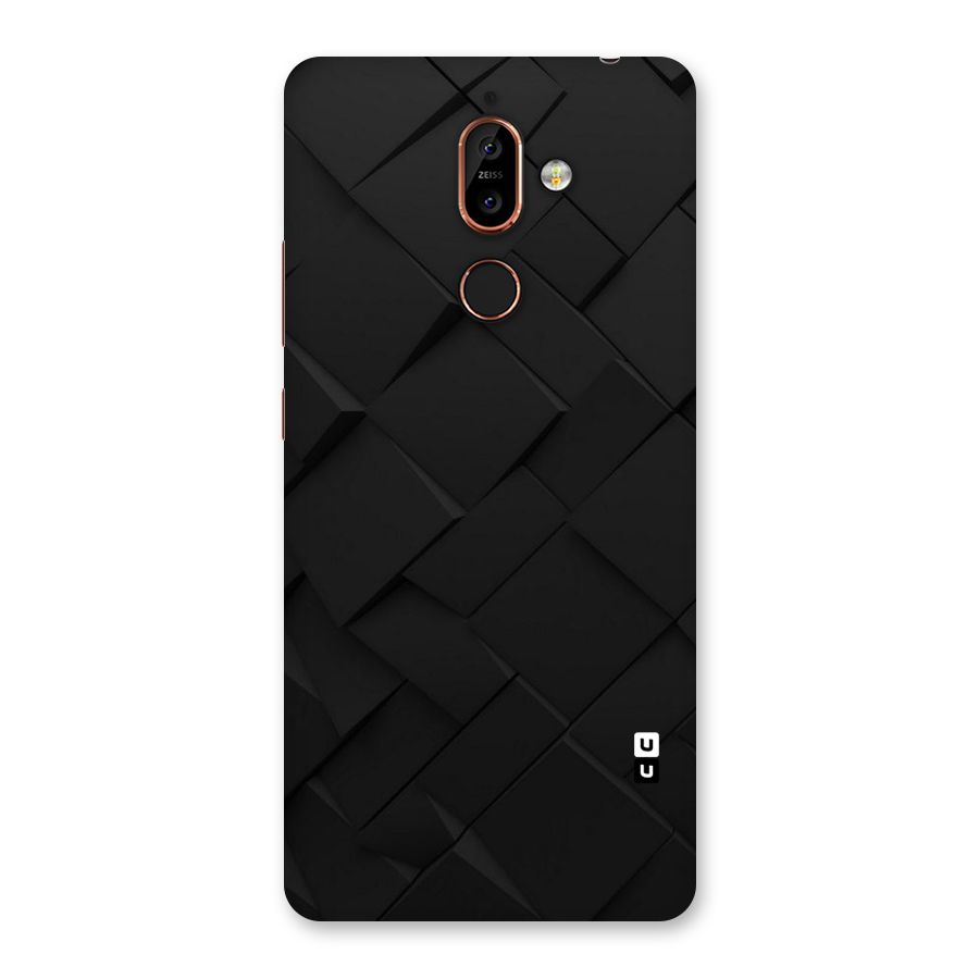 Black Elegant Design Back Case for Nokia 7 Plus
