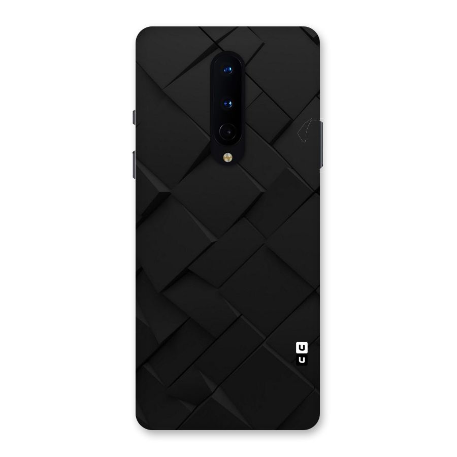 Black Elegant Design Back Case for OnePlus 8