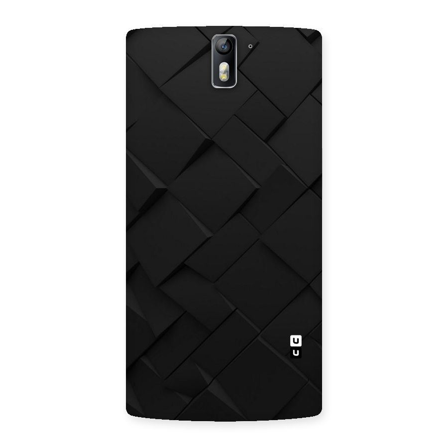 Black Elegant Design Back Case for One Plus One