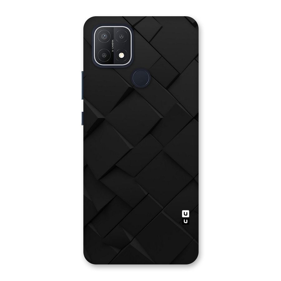 Black Elegant Design Back Case for Oppo A15