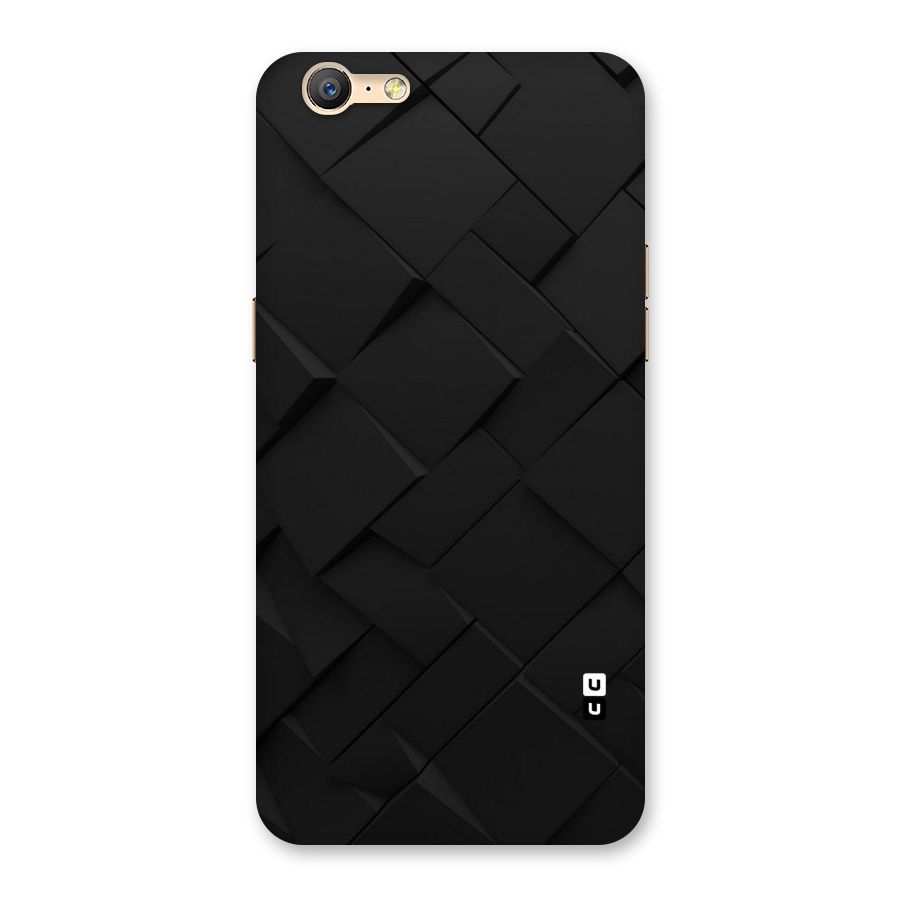 Black Elegant Design Back Case for Oppo A39