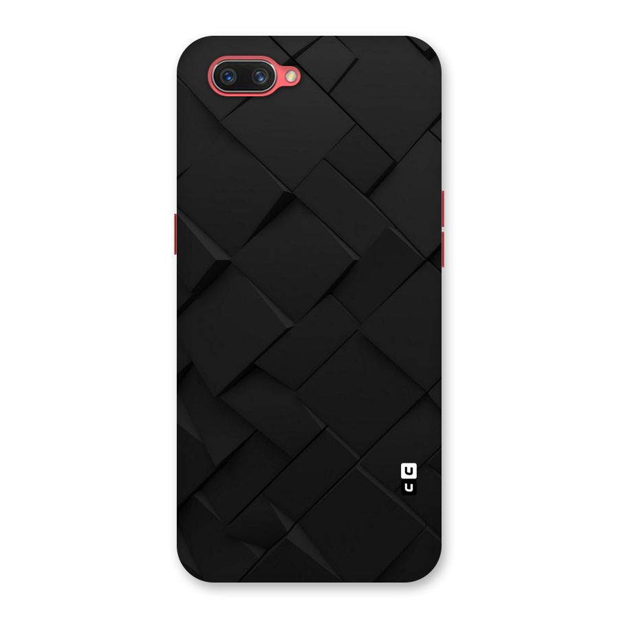 Black Elegant Design Back Case for Oppo A3s
