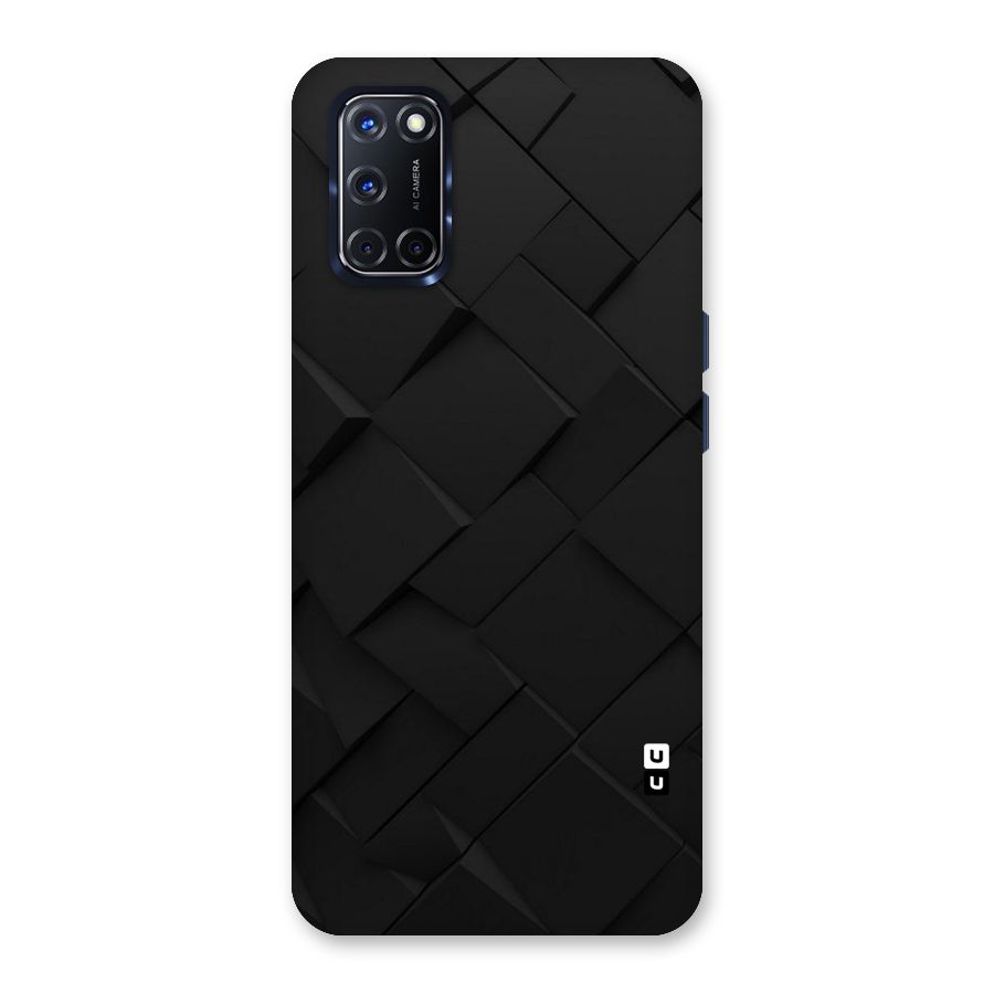 Black Elegant Design Back Case for Oppo A52