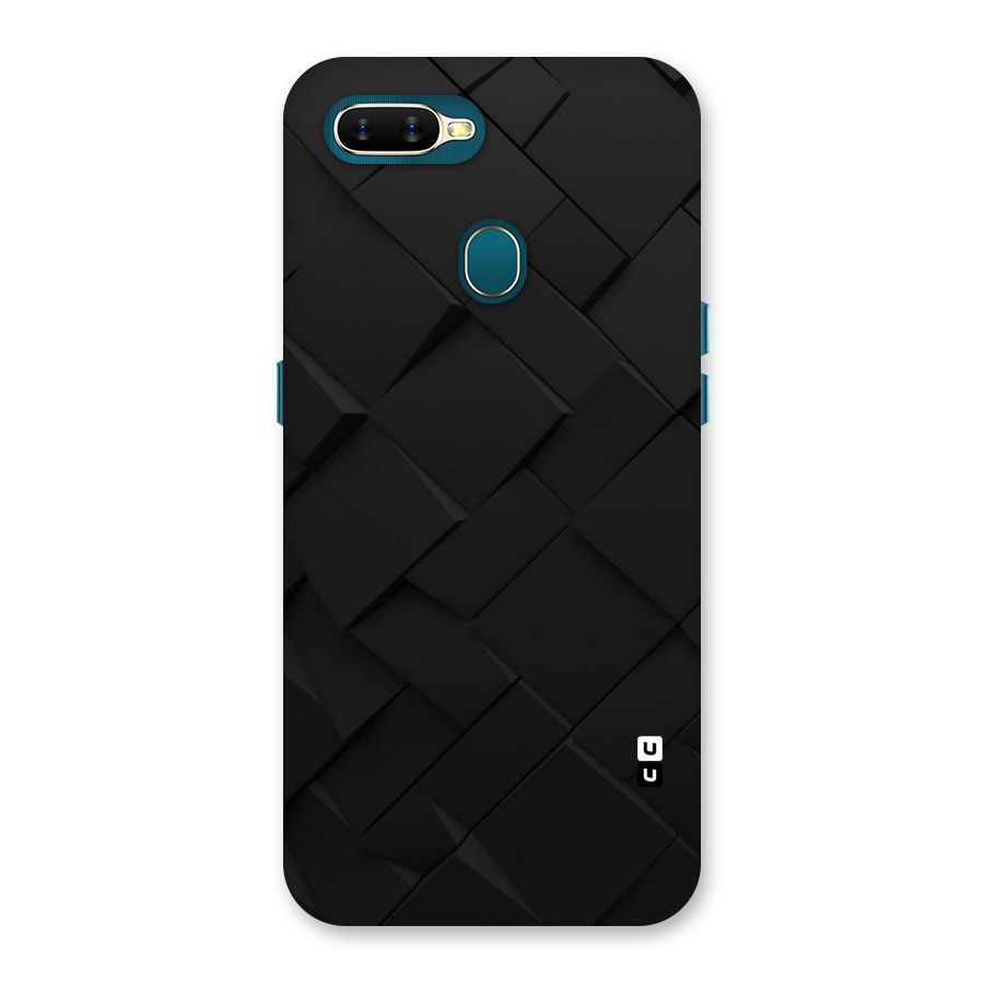 Black Elegant Design Back Case for Oppo A7