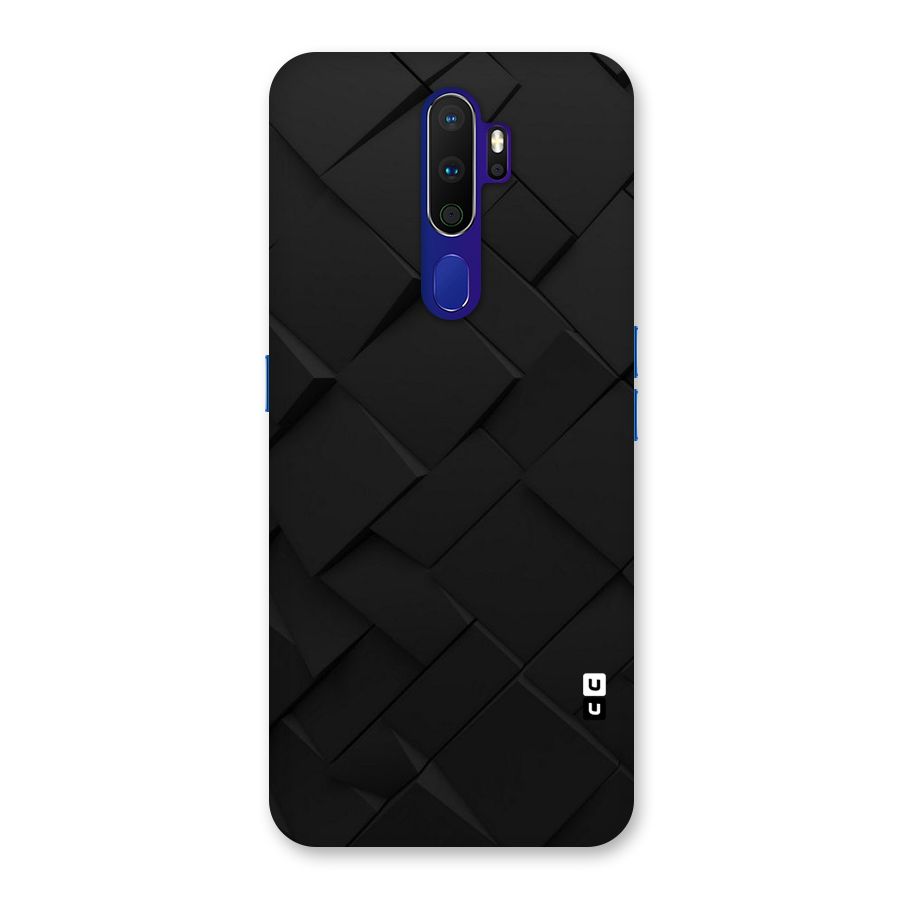 Black Elegant Design Back Case for Oppo A9 (2020)