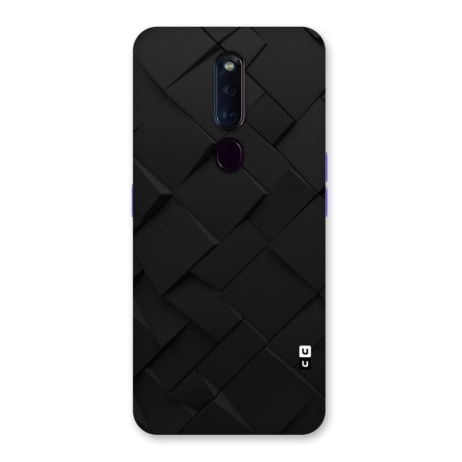 Black Elegant Design Back Case for Oppo F11 Pro