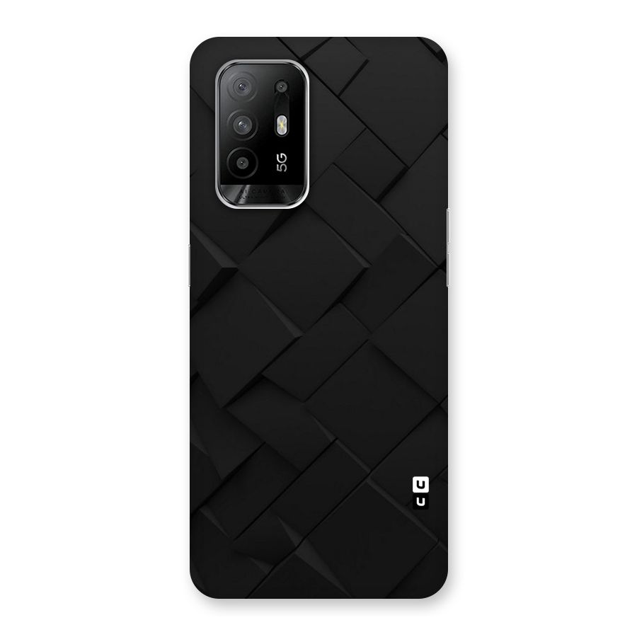 Black Elegant Design Back Case for Oppo F19 Pro Plus 5G