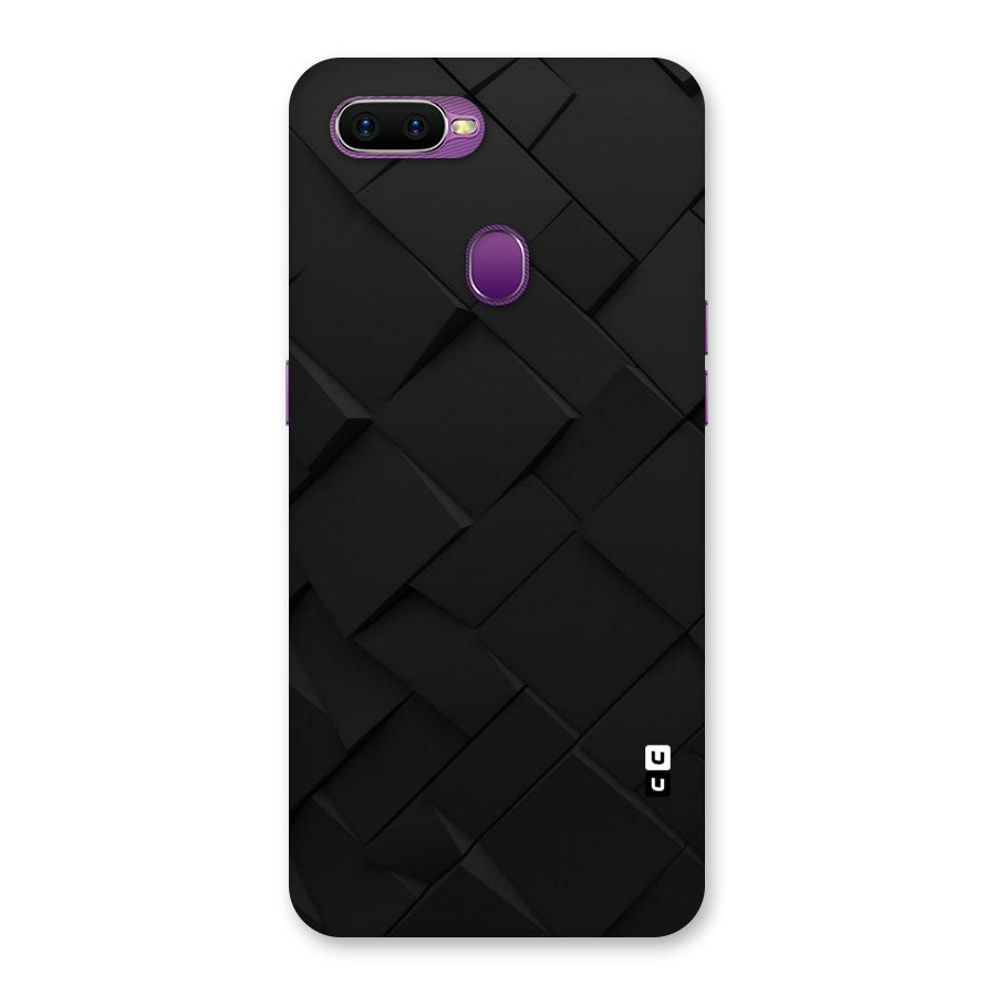Black Elegant Design Back Case for Oppo F9