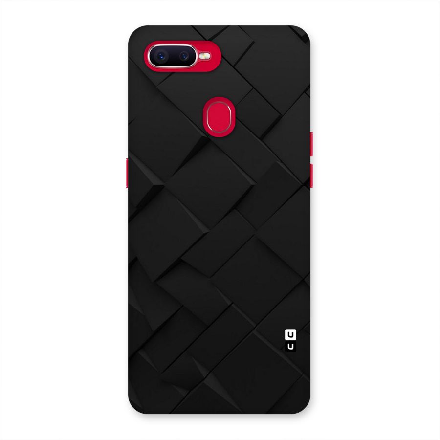 Black Elegant Design Back Case for Oppo F9 Pro
