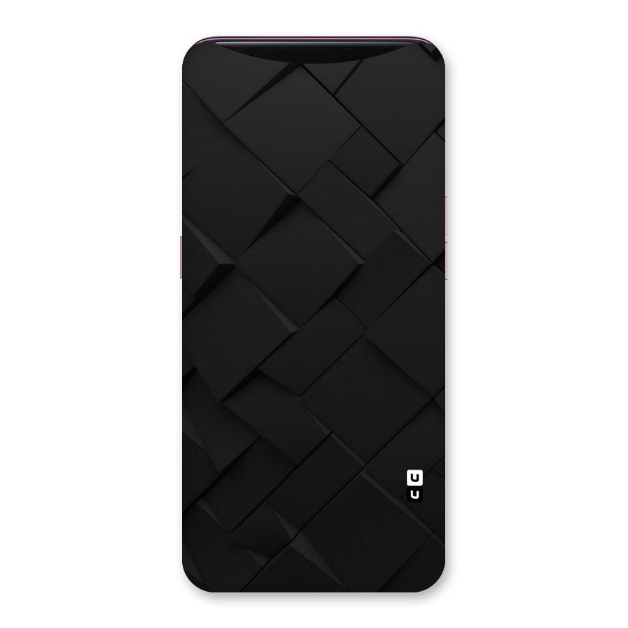 Black Elegant Design Back Case for Oppo Find X