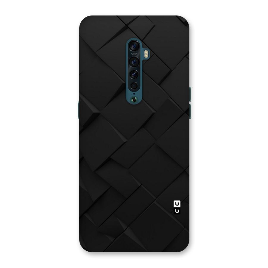 Black Elegant Design Back Case for Oppo Reno2