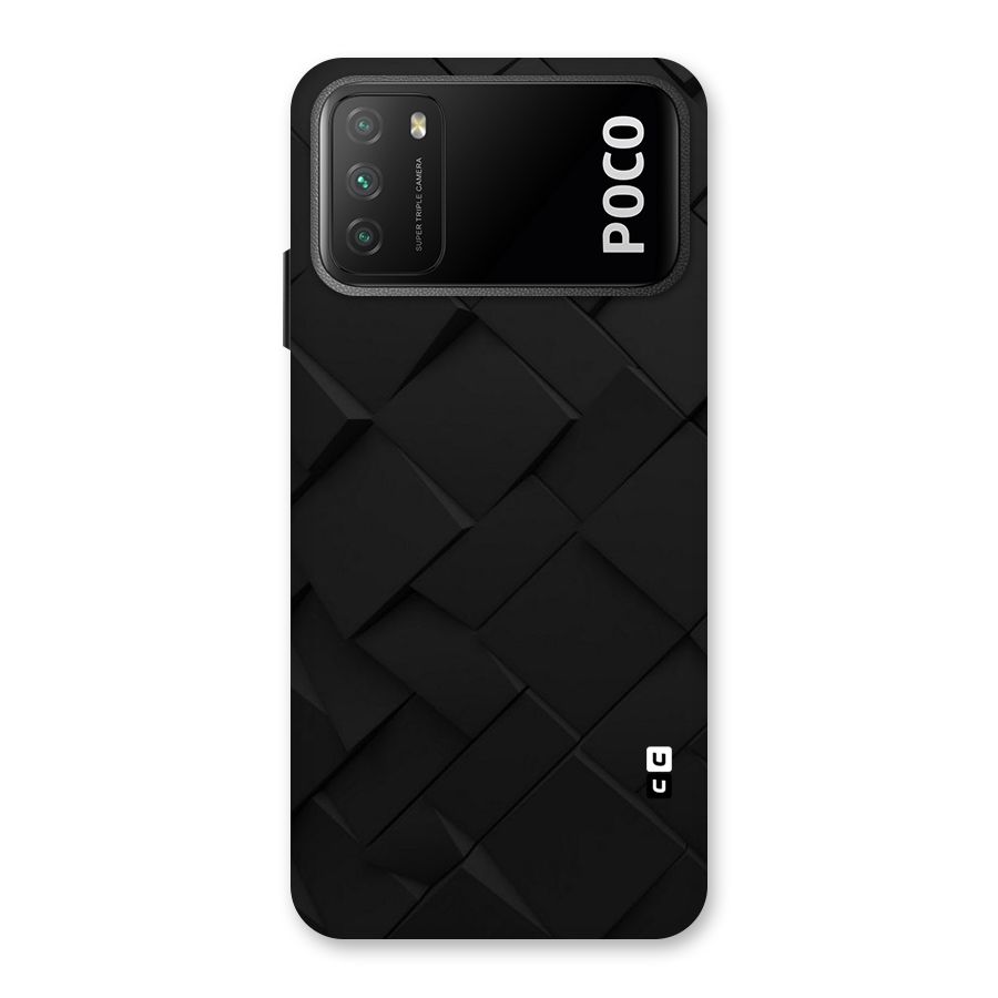 Black Elegant Design Back Case for Poco M3