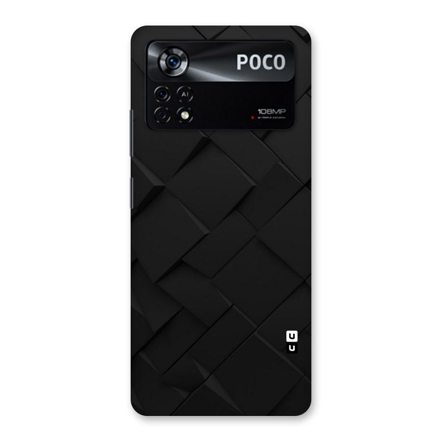 Black Elegant Design Back Case for Poco X4 Pro 5G
