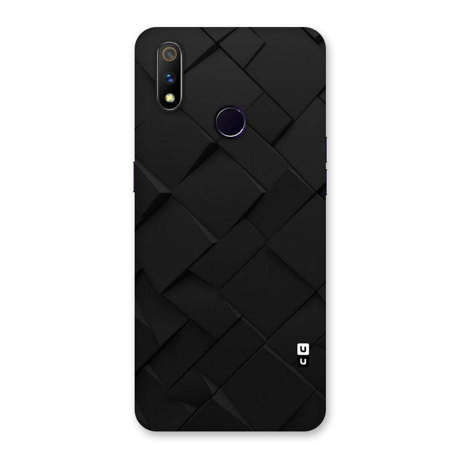 Black Elegant Design Back Case for Realme 3 Pro