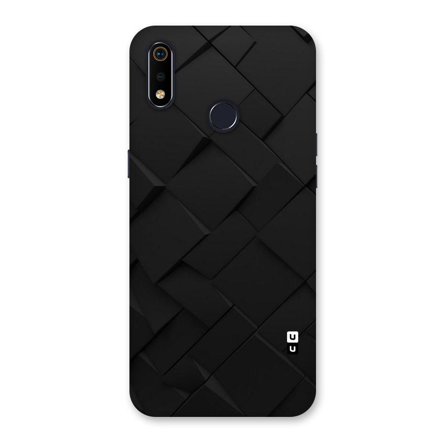 Black Elegant Design Back Case for Realme 3i