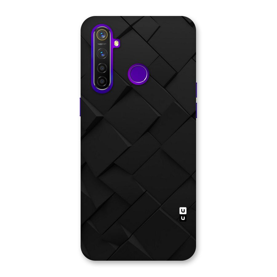 Black Elegant Design Back Case for Realme 5 Pro