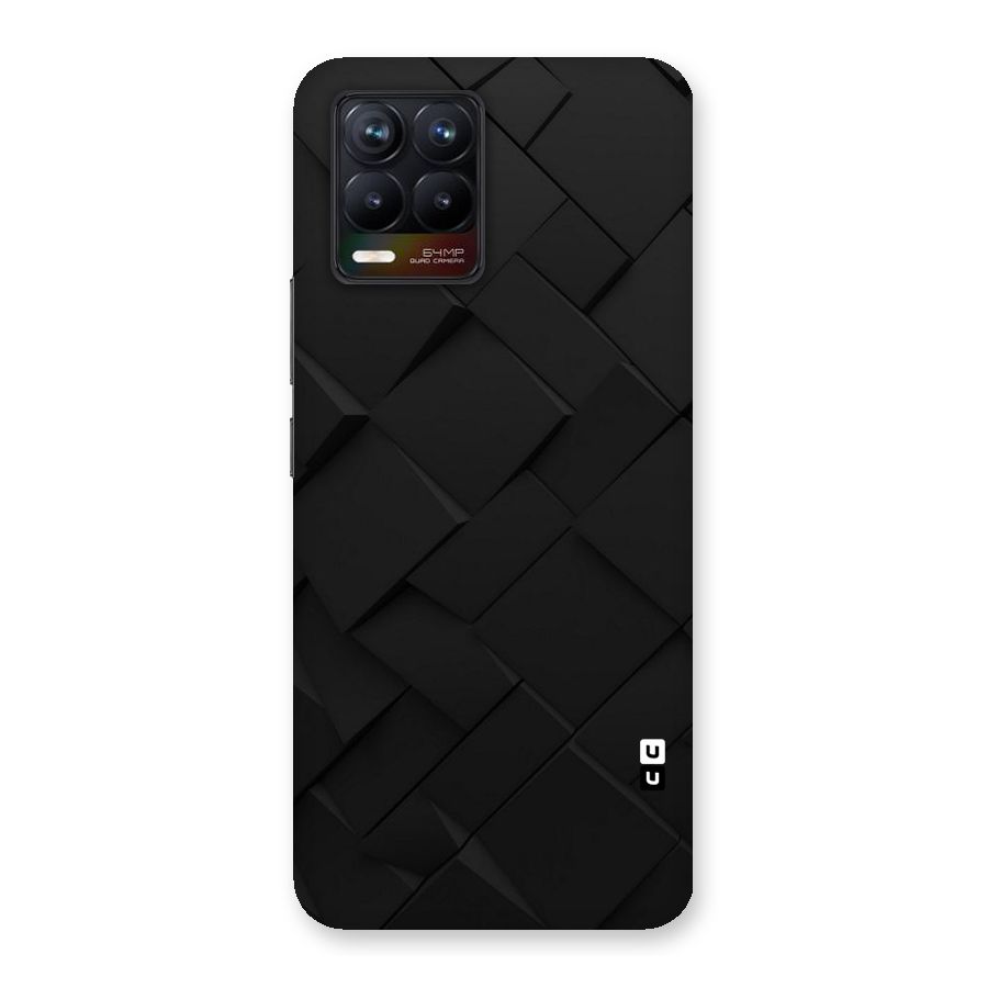 Black Elegant Design Back Case for Realme 8