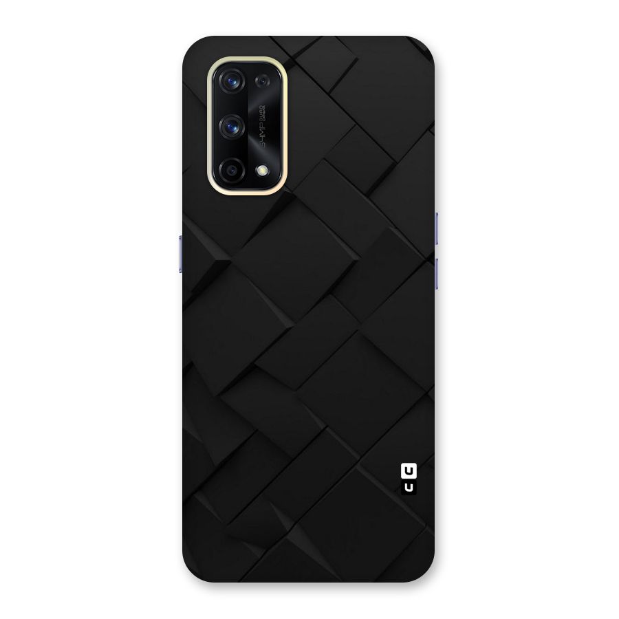 Black Elegant Design Glass Back Case for Realme X7 Pro
