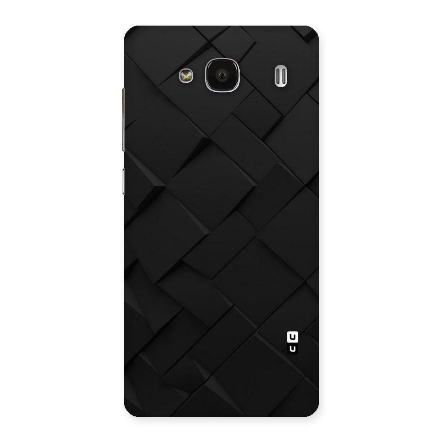 Black Elegant Design Back Case for Redmi 2s