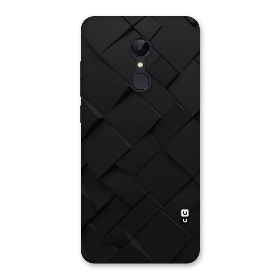 Black Elegant Design Back Case for Redmi 5