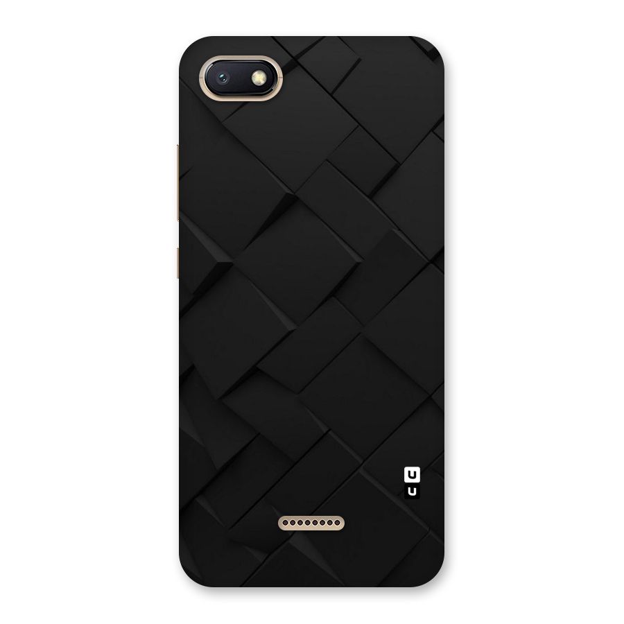Black Elegant Design Back Case for Redmi 6A