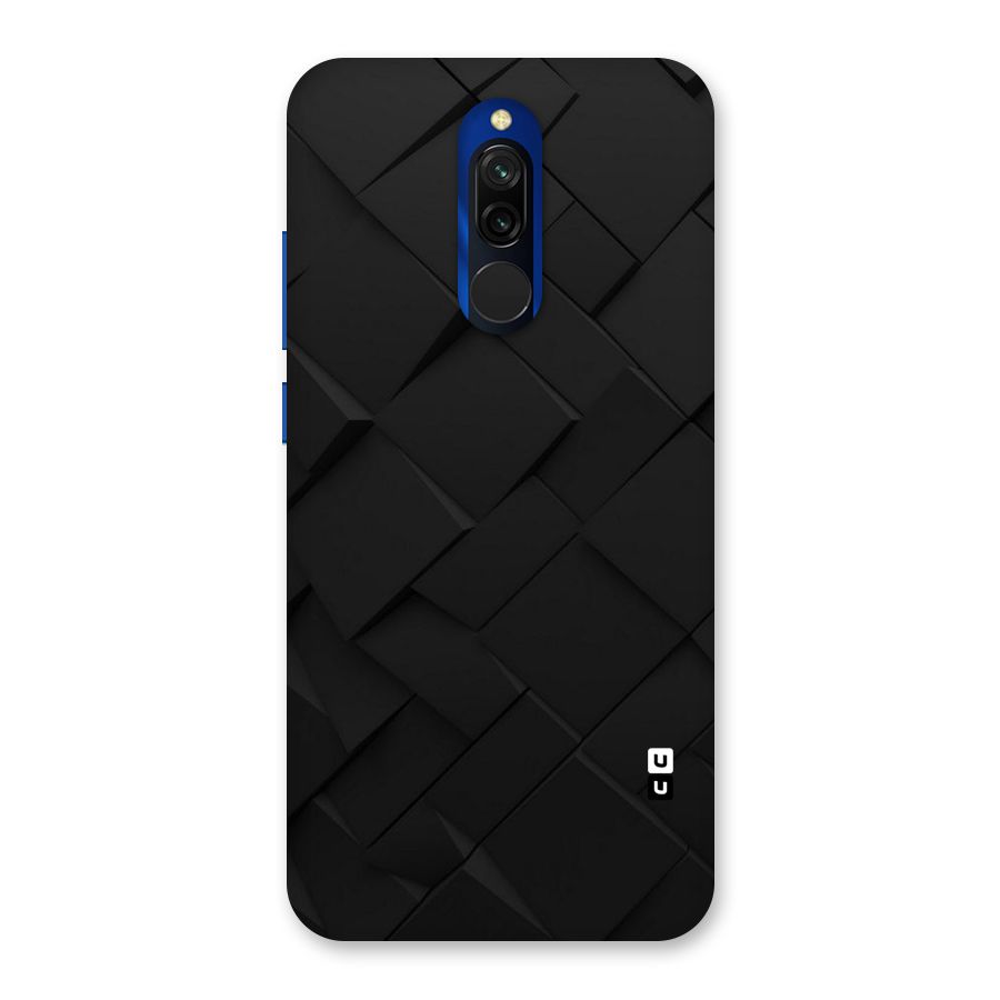Black Elegant Design Back Case for Redmi 8