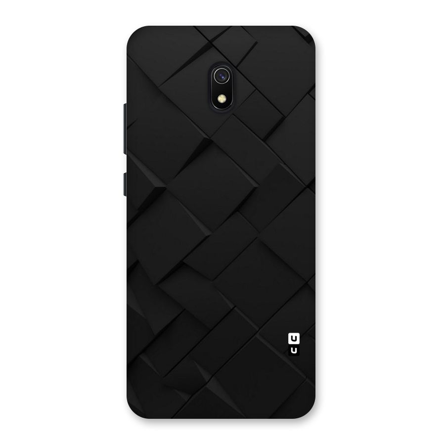 Black Elegant Design Back Case for Redmi 8A