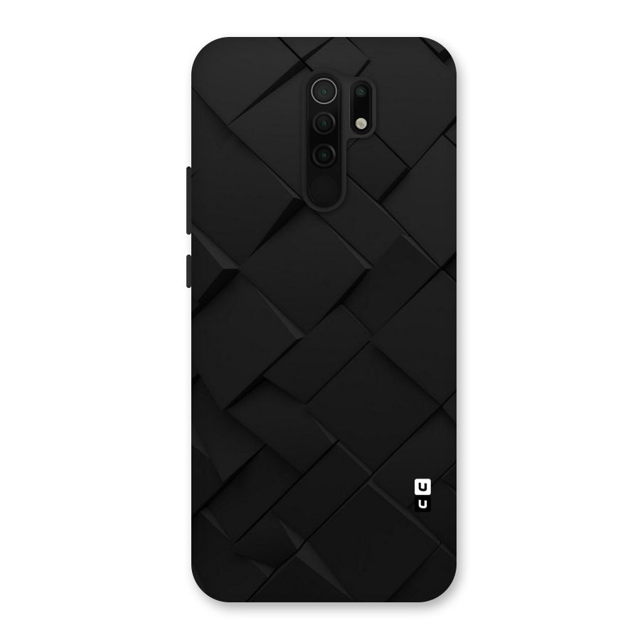 Black Elegant Design Back Case for Redmi 9 Prime
